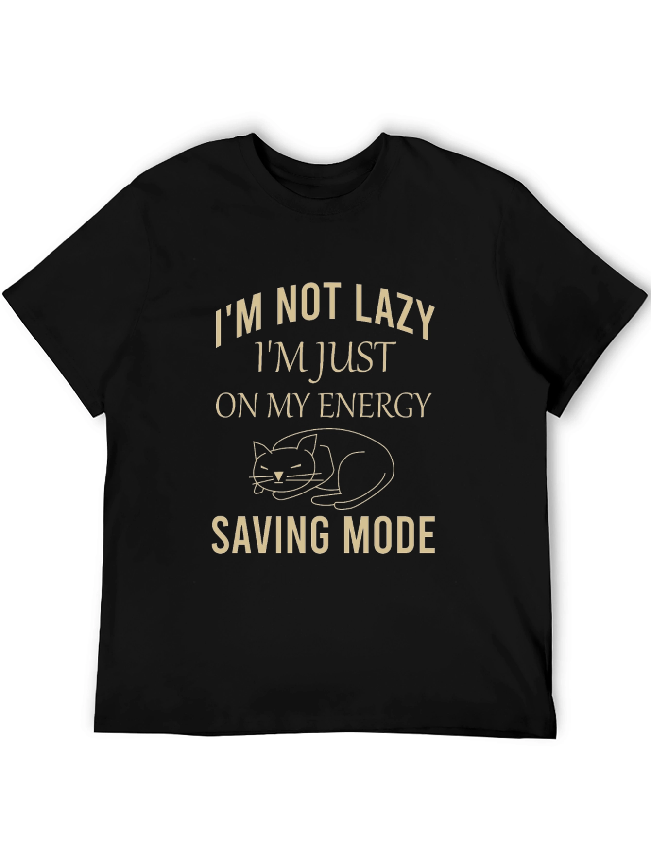 Energy Saving Mode Cat T-Shirt