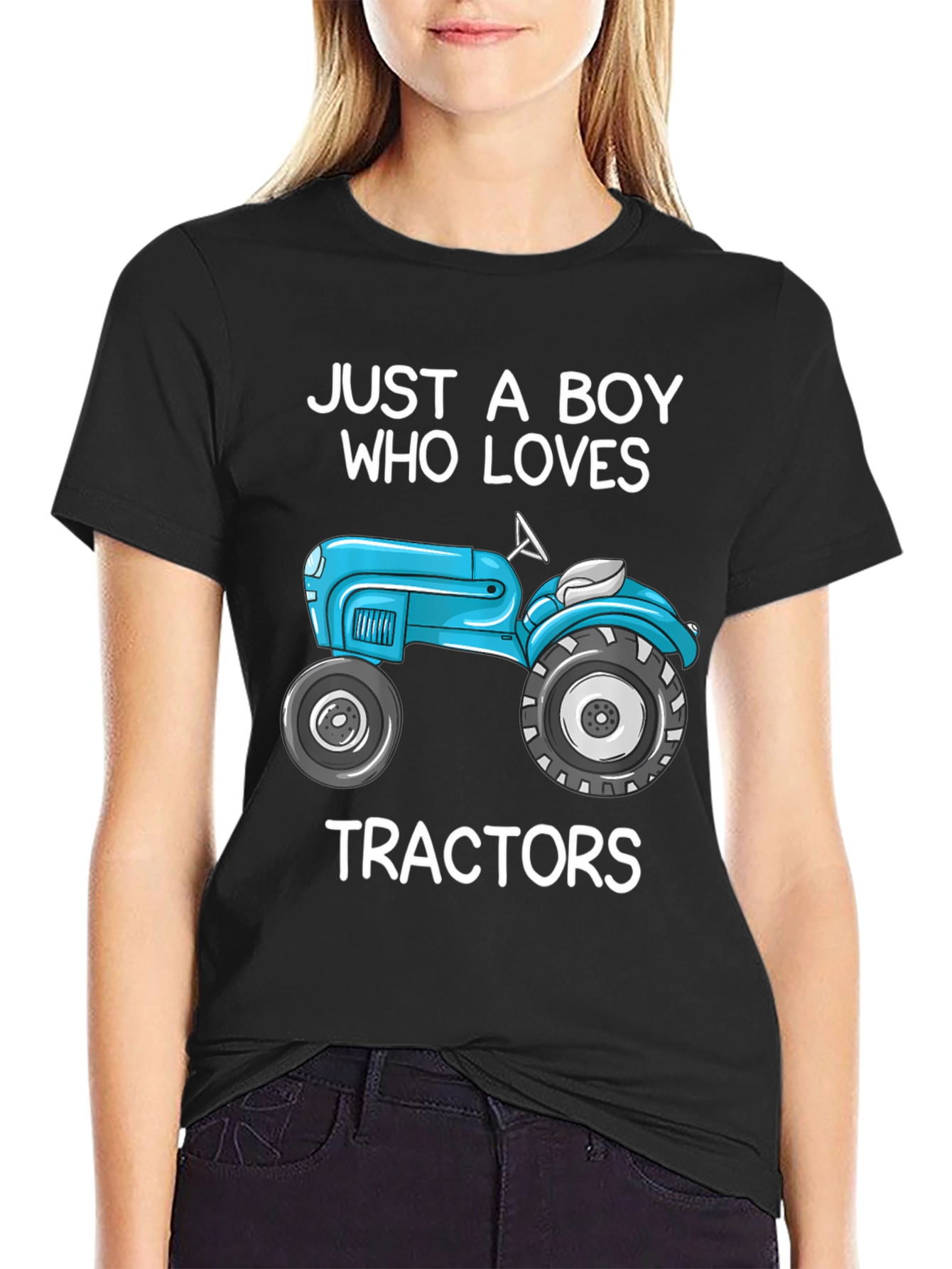 Boy Who Loves Tractors T-Shirt