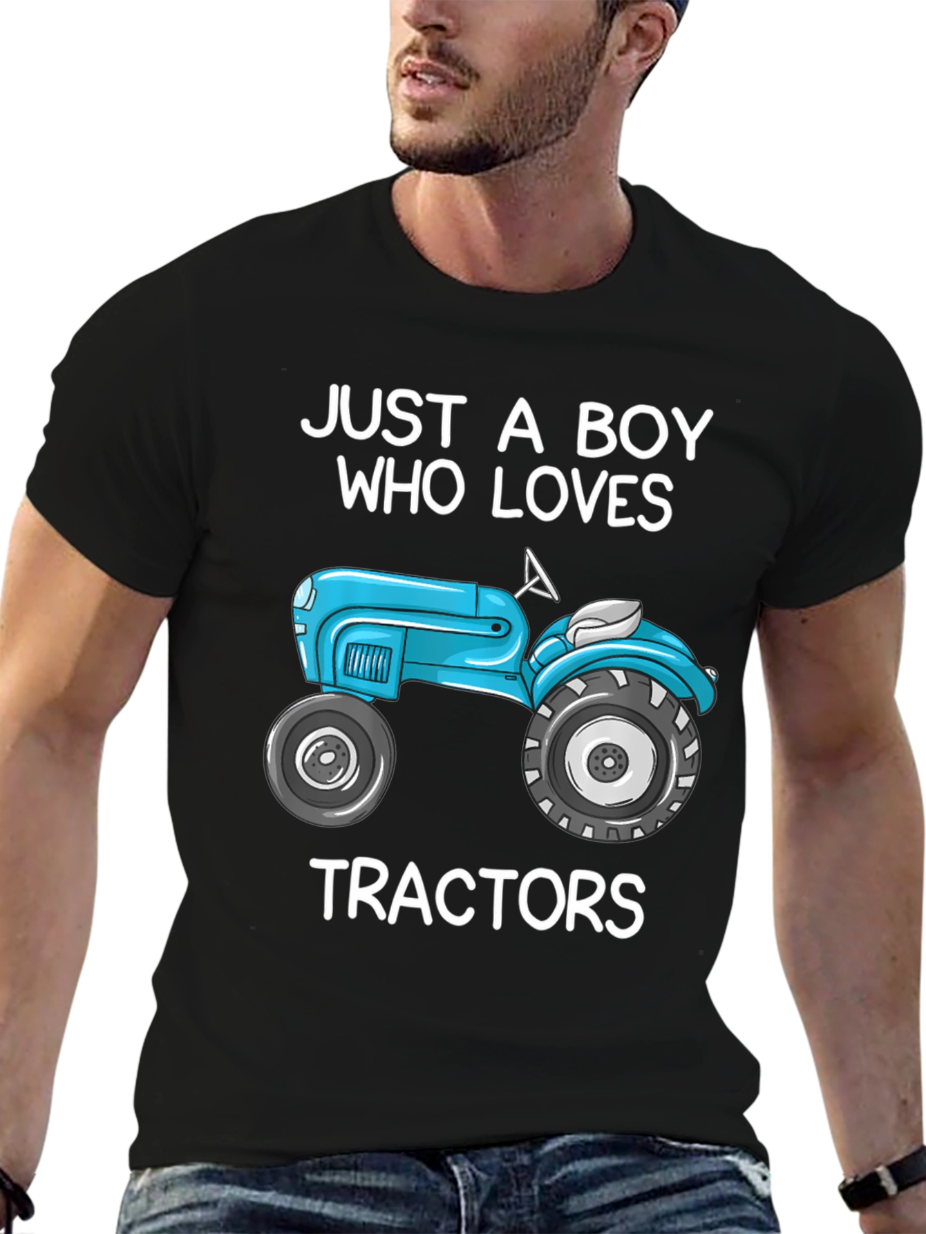 Boy Who Loves Tractors T-Shirt