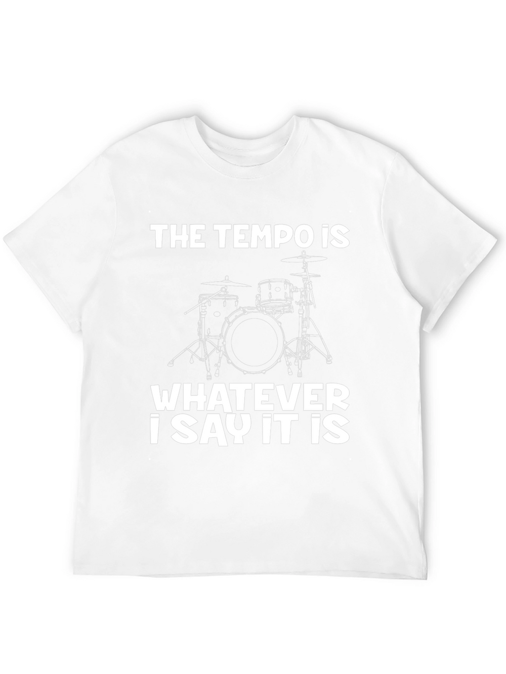Tempo Drummer T-Shirt - Musician Apparel