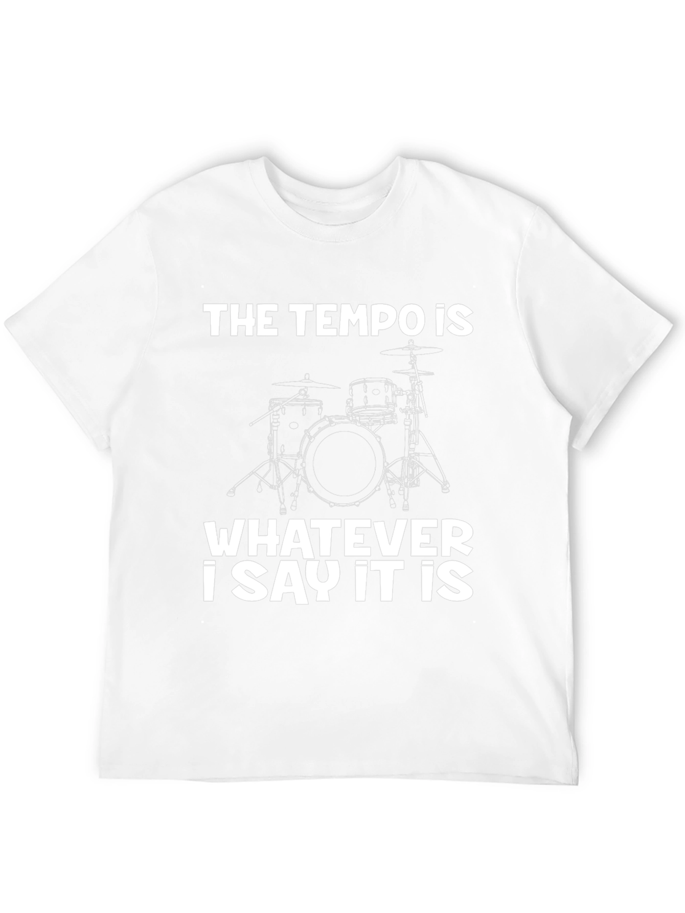 Tempo Drummer T-Shirt - Musician Apparel