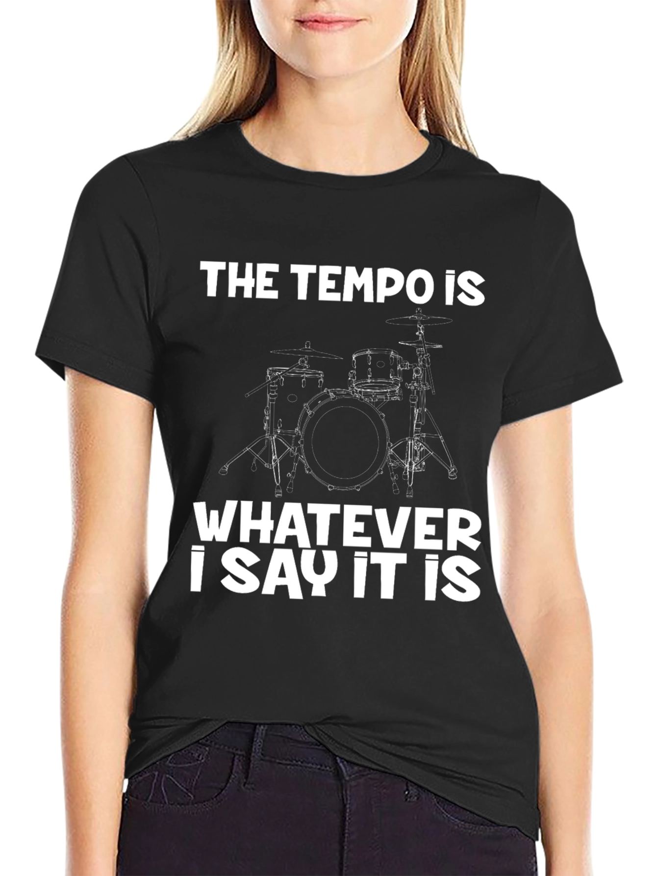 Tempo Drummer T-Shirt - Musician Apparel