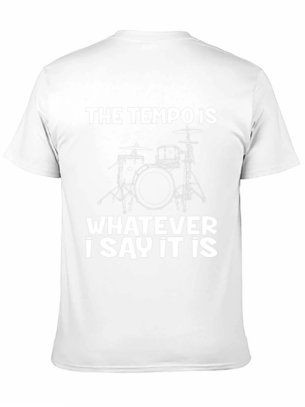 Tempo Drummer T-Shirt - Musician Apparel