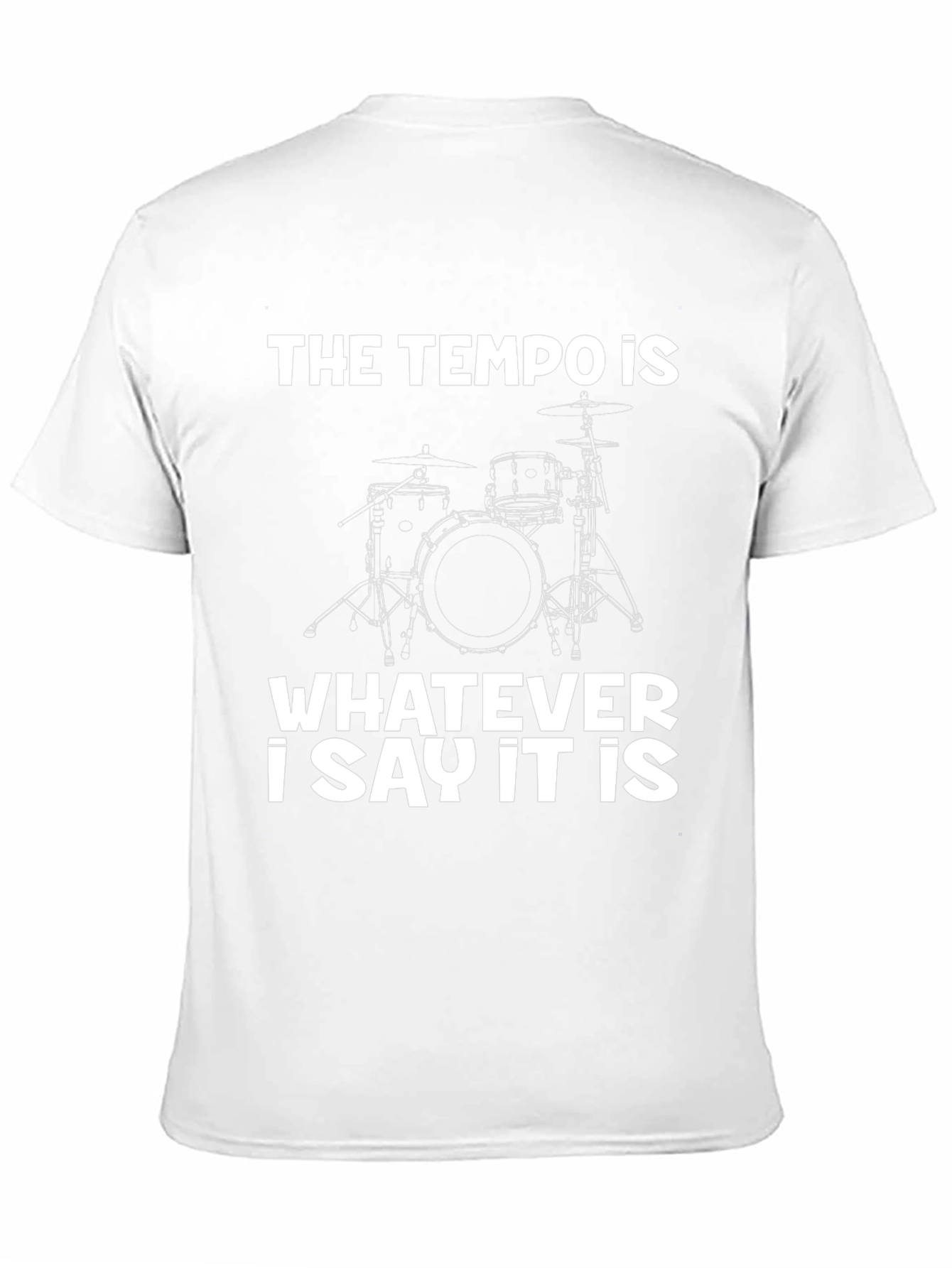 Tempo Drummer T-Shirt - Musician Apparel