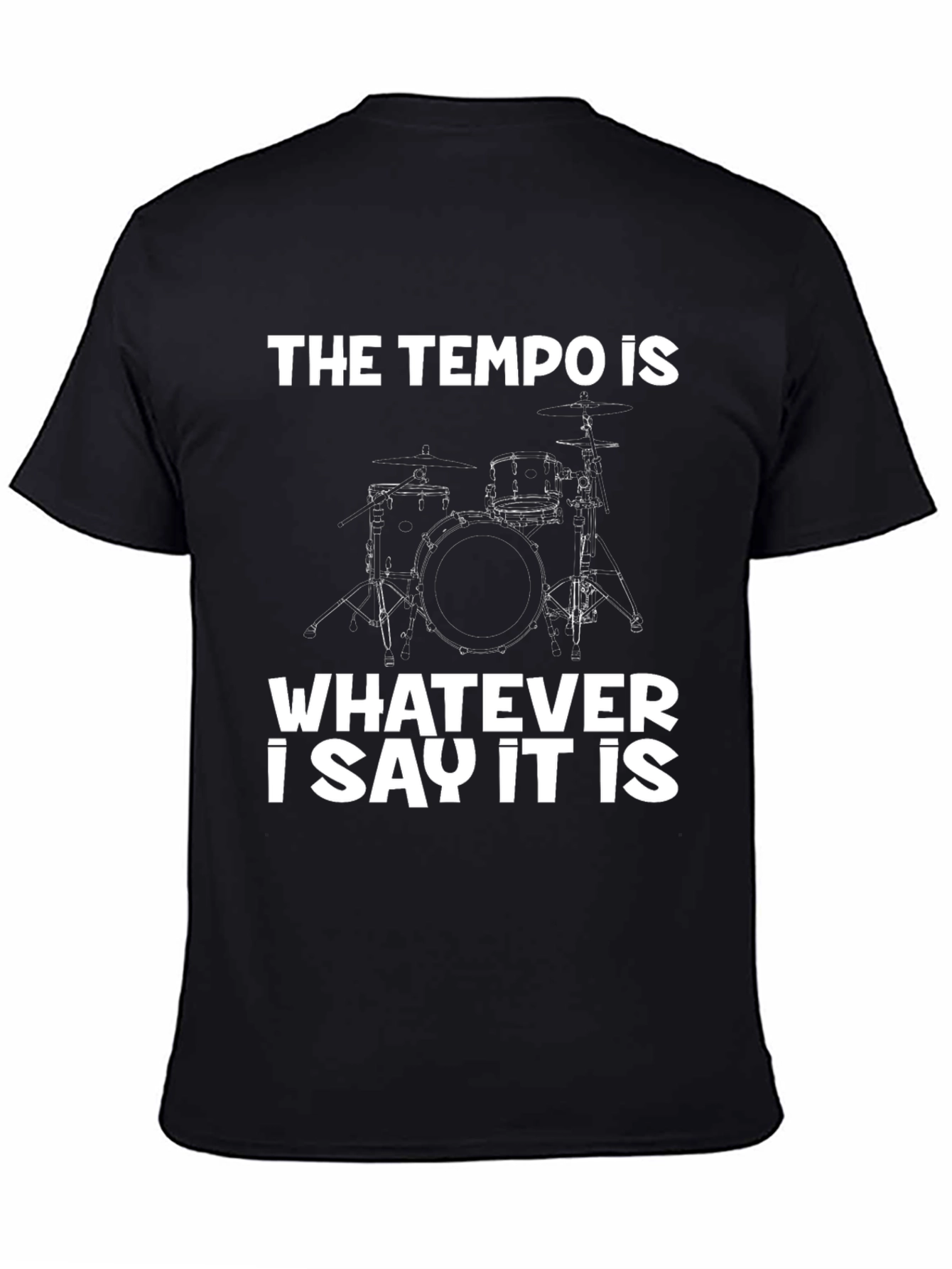 Tempo Drummer T-Shirt - Musician Apparel