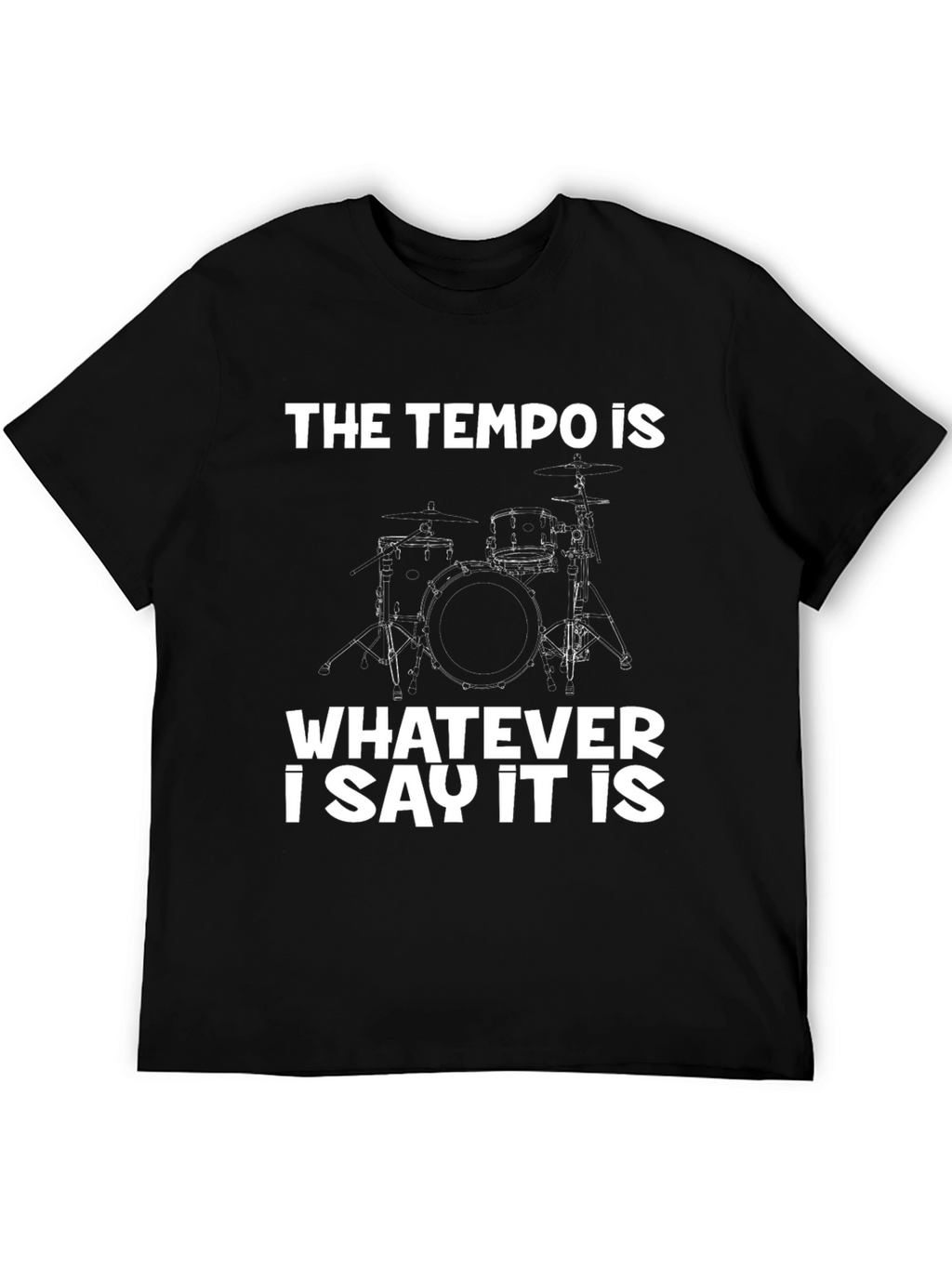 Tempo Drummer T-Shirt - Musician Apparel