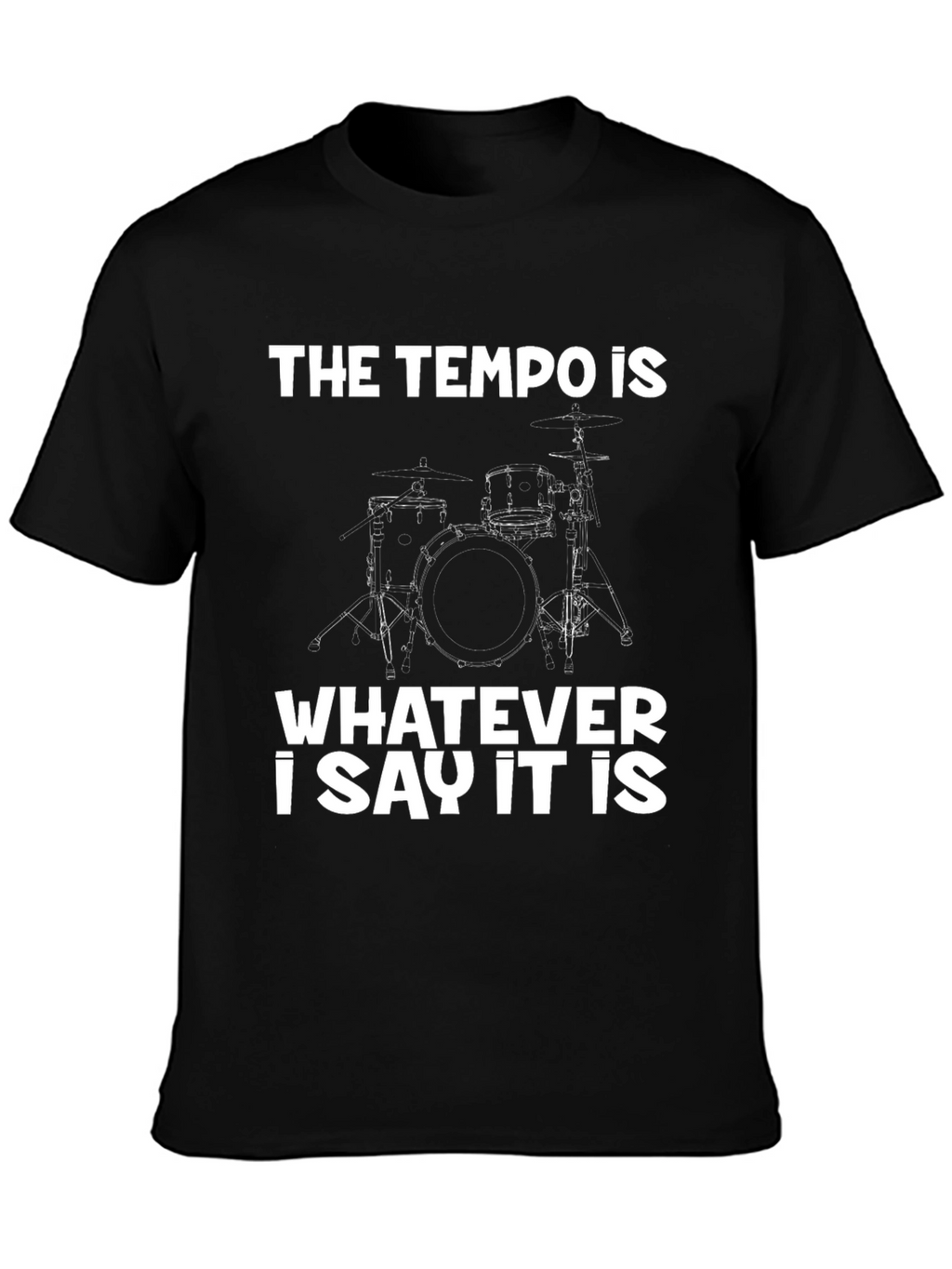 Tempo Drummer T-Shirt - Musician Apparel