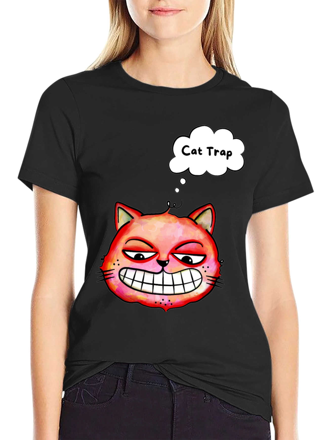 Cat Trap Graphic T-Shirt