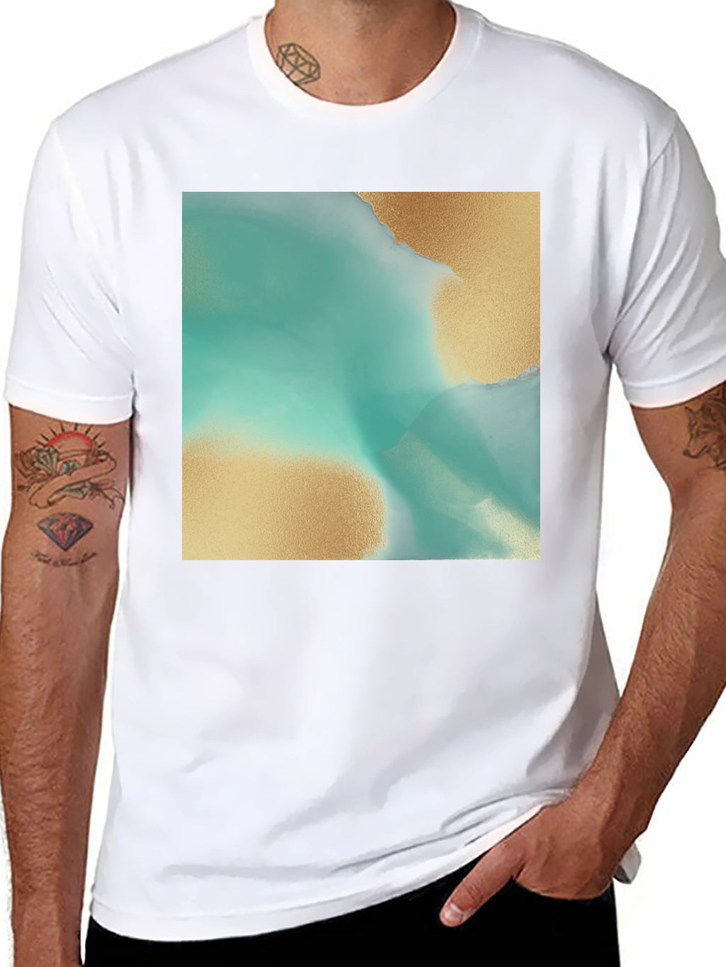 Modern Art Print T-Shirt