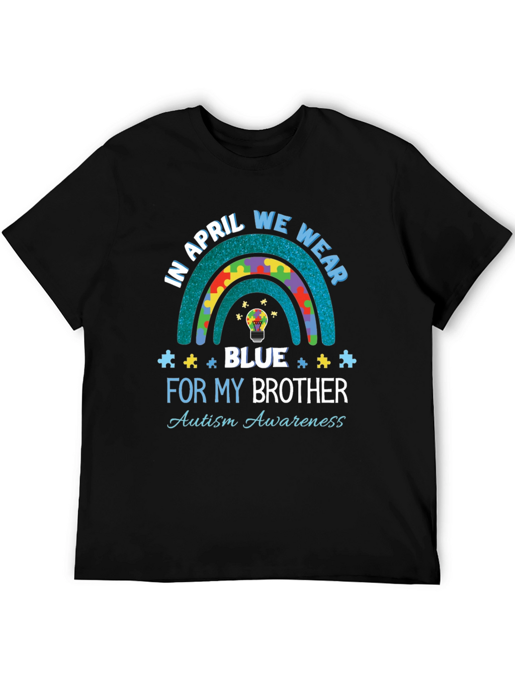 Autism Awareness T-Shirt - In April We Wear Blue