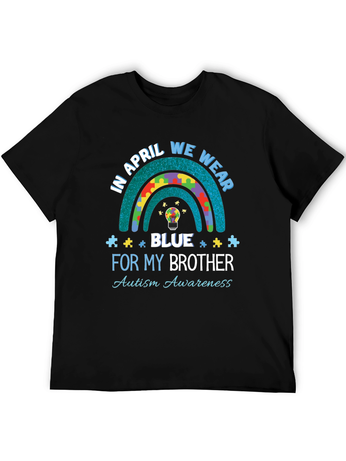 Autism Awareness T-Shirt - In April We Wear Blue