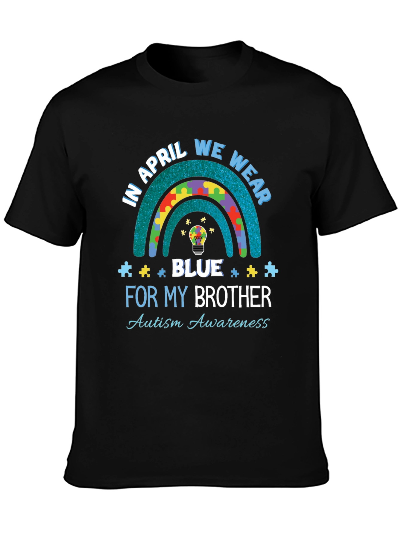 Autism Awareness T-Shirt - In April We Wear Blue
