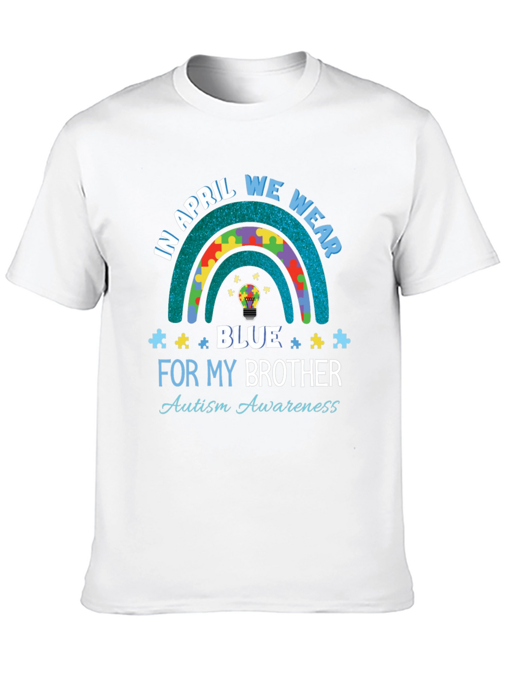 Autism Awareness T-Shirt - In April We Wear Blue