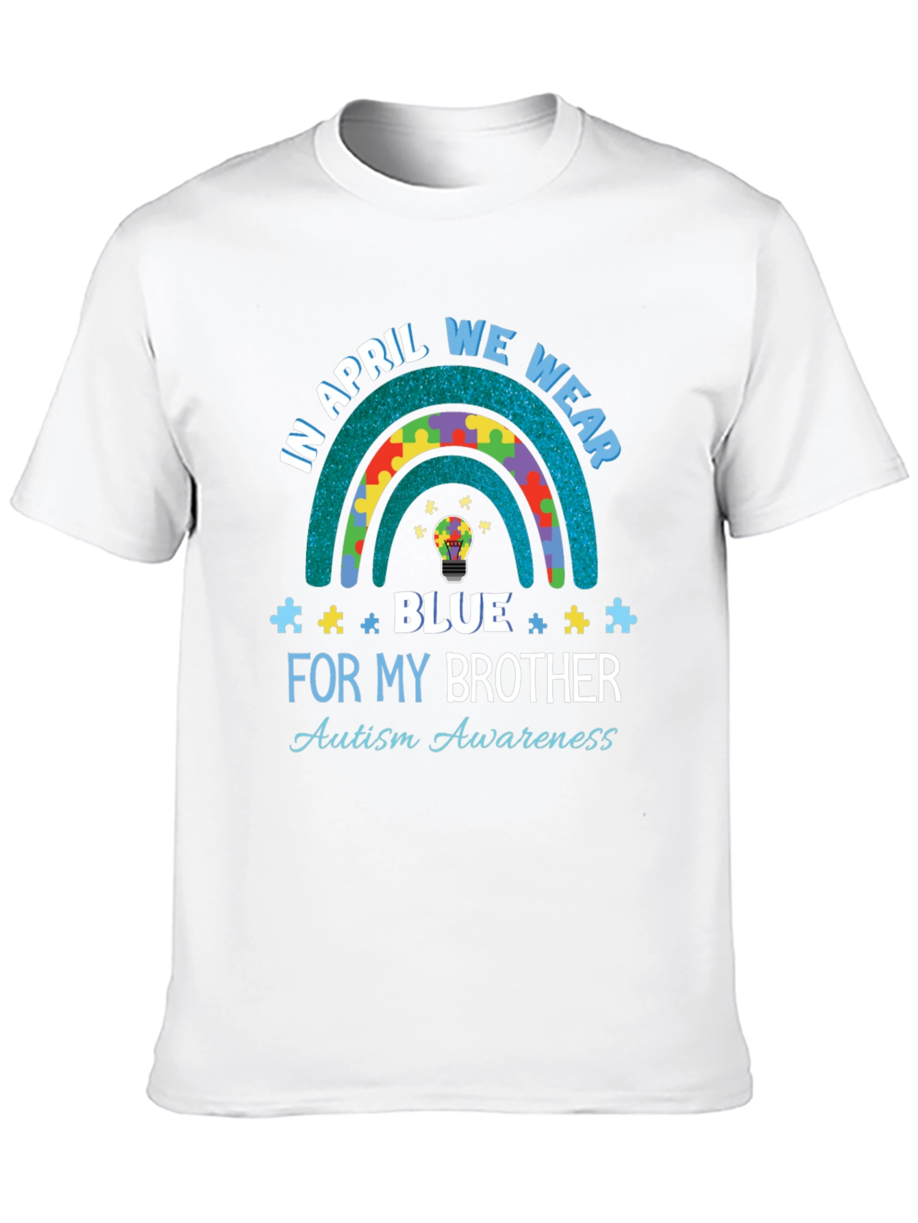 Autism Awareness T-Shirt - In April We Wear Blue