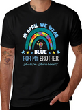 Autism Awareness T-Shirt - In April We Wear Blue