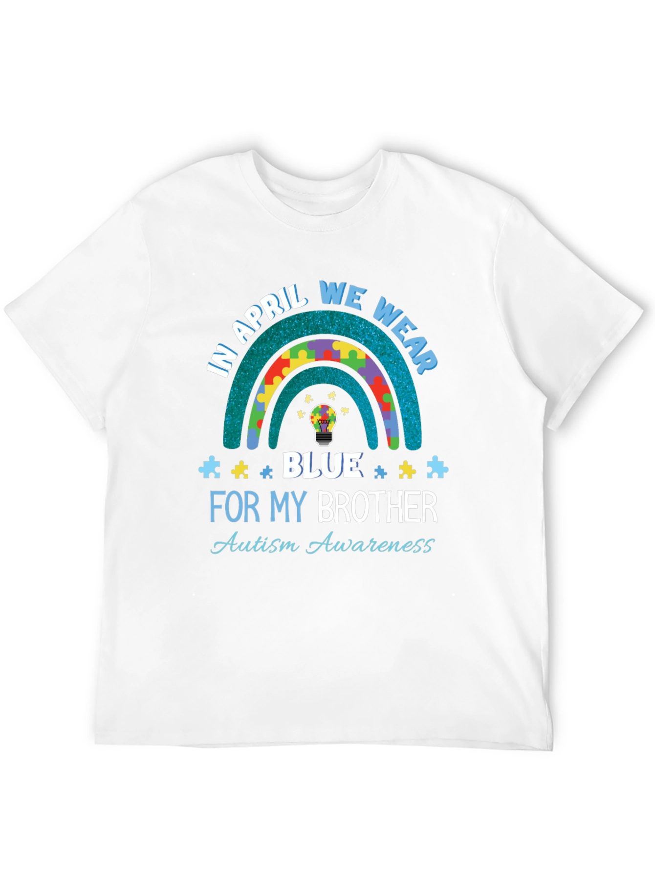 Autism Awareness T-Shirt - In April We Wear Blue