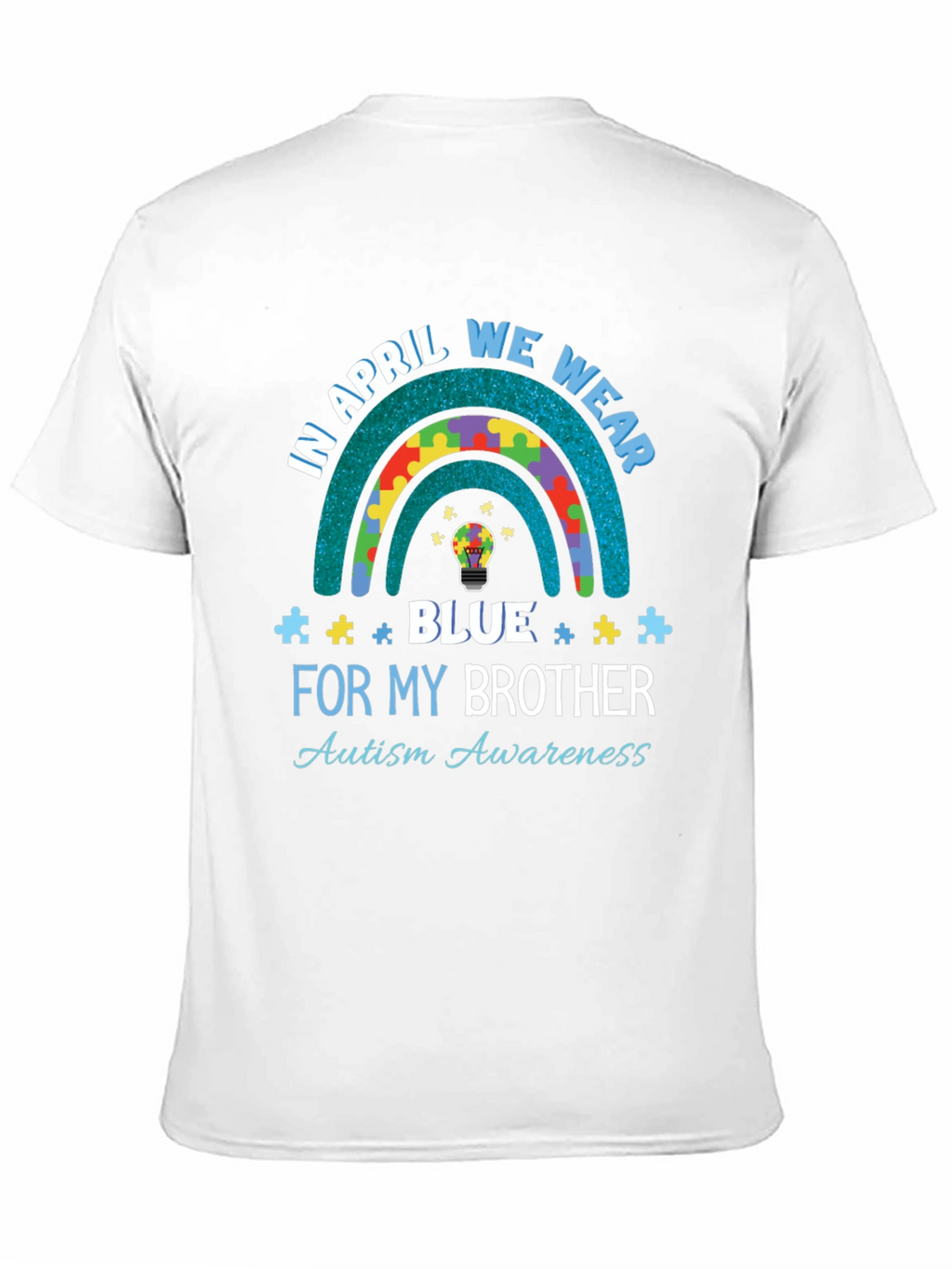 Autism Awareness T-Shirt - In April We Wear Blue
