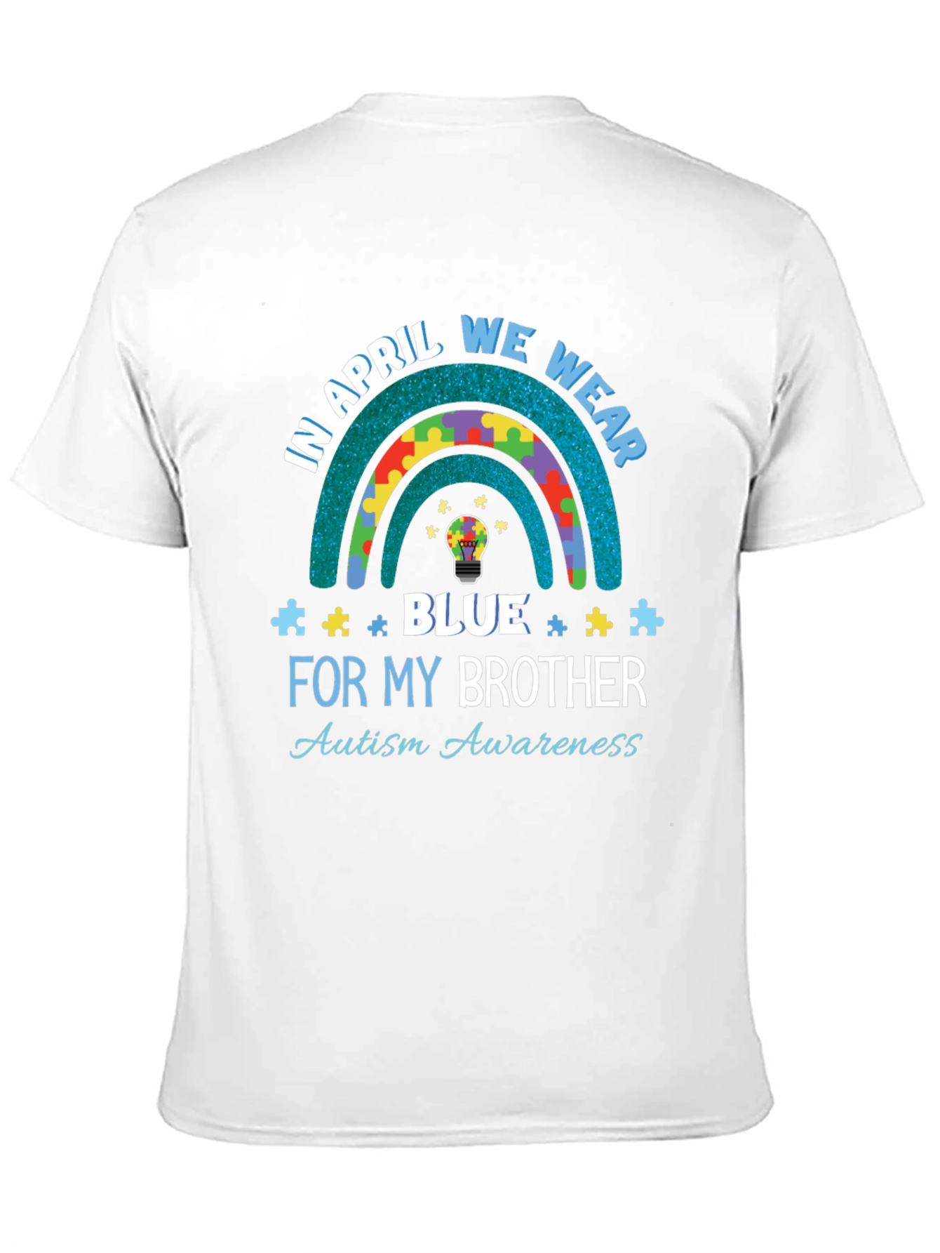 Autism Awareness T-Shirt - In April We Wear Blue