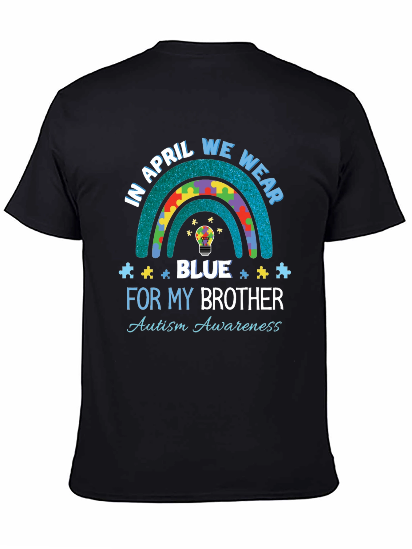 Autism Awareness T-Shirt - In April We Wear Blue
