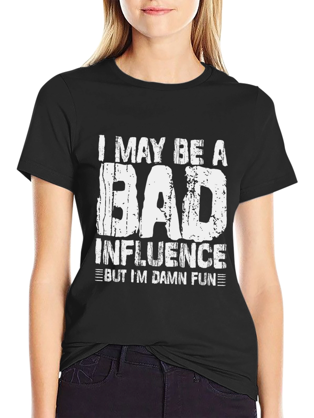 I May Be a Bad Influence Mens Tee