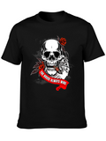Skull & Cards T-Shirt - The House Always Wins