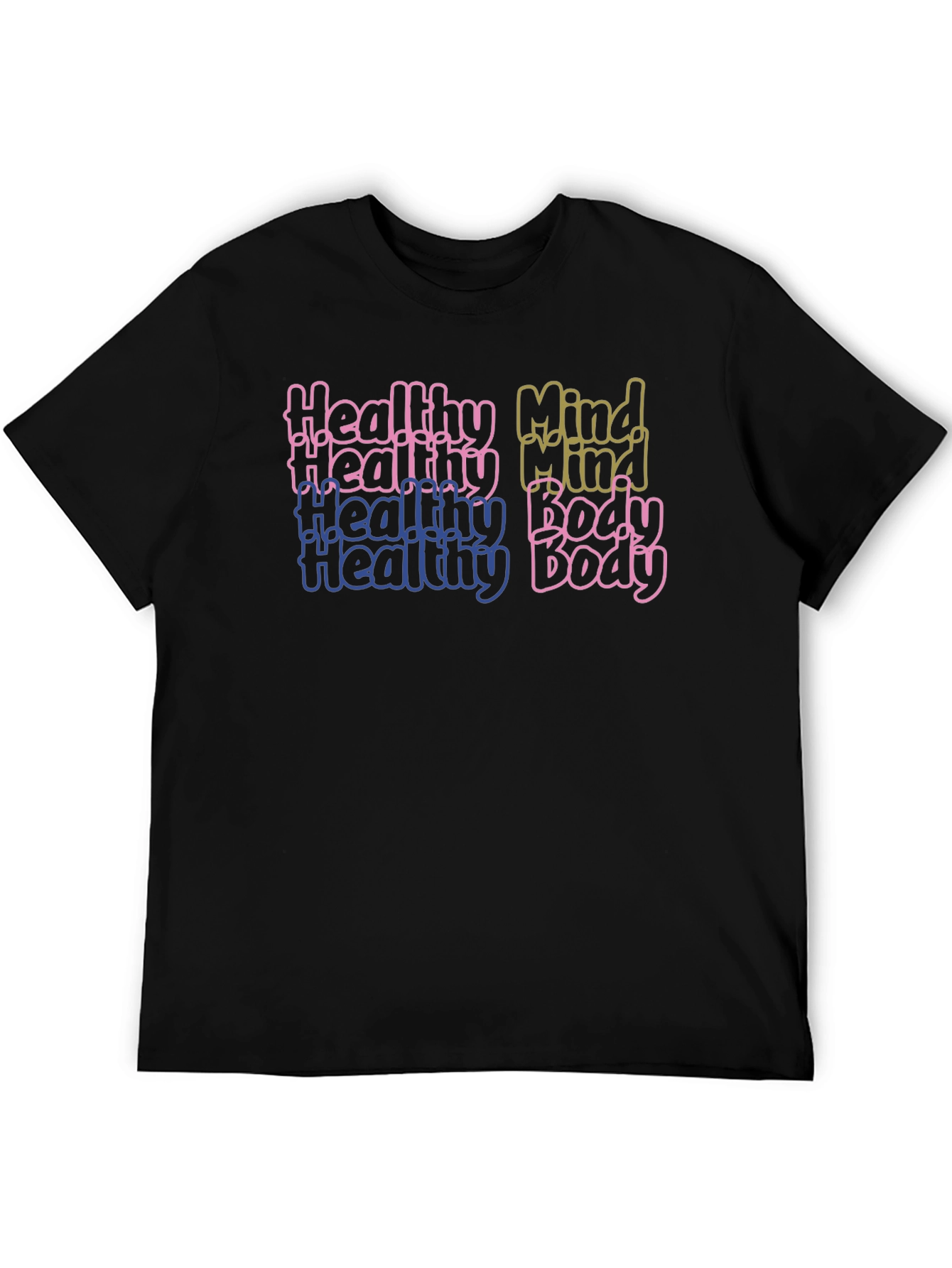 Healthy Mind & Body Graphic T-Shirt