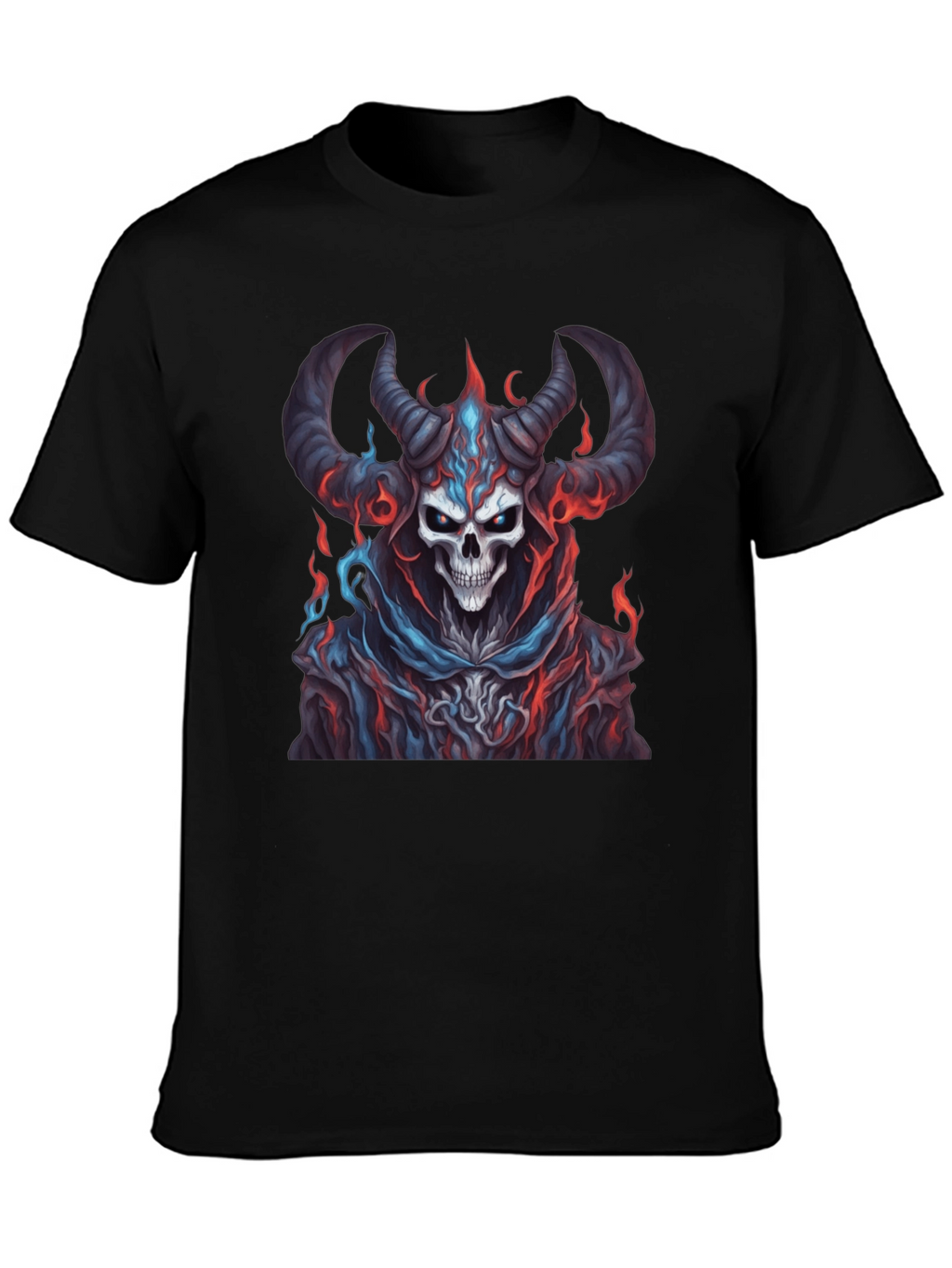 Skull Devil Graphic Black T-Shirt