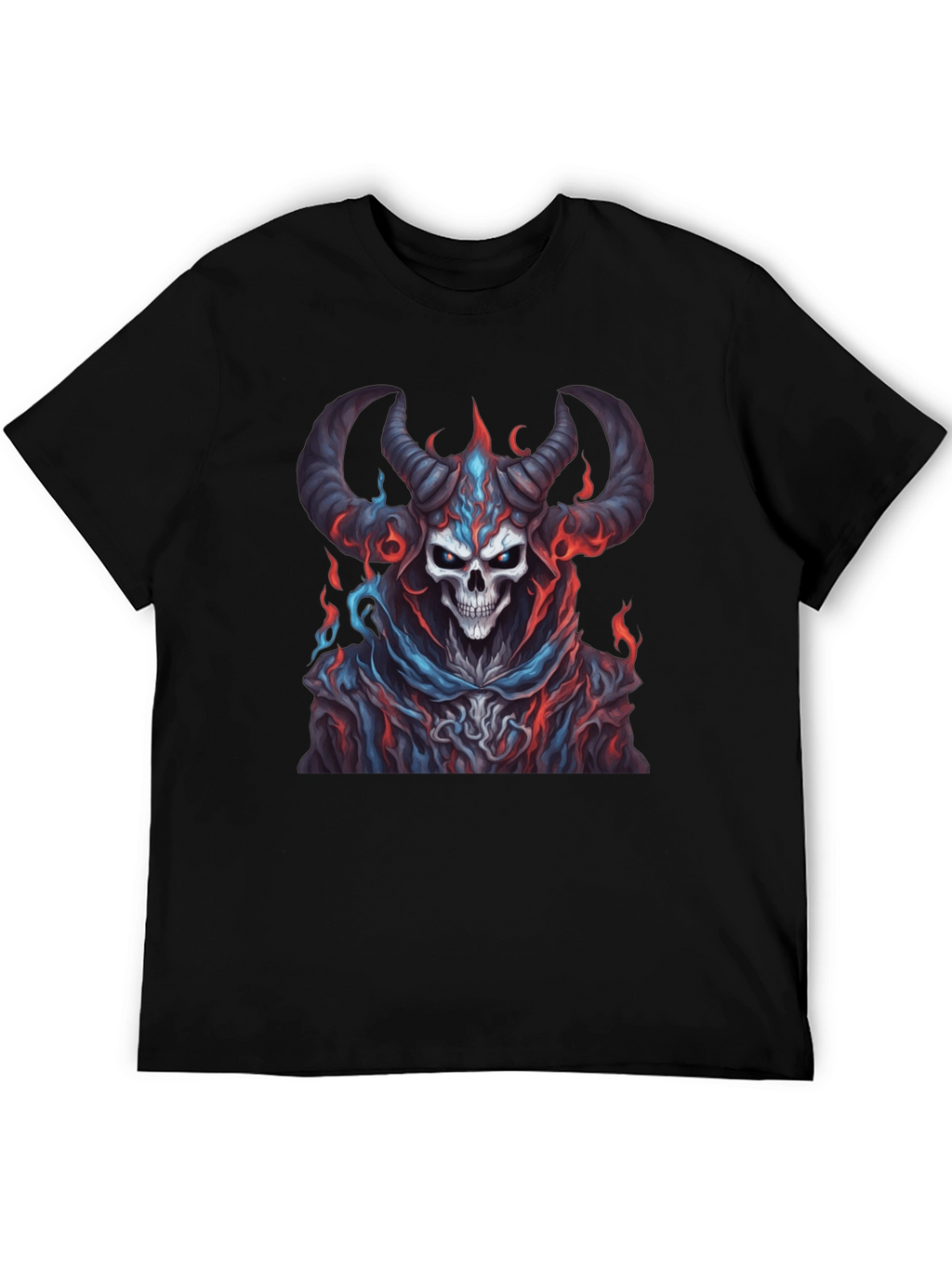 Skull Devil Graphic Black T-Shirt