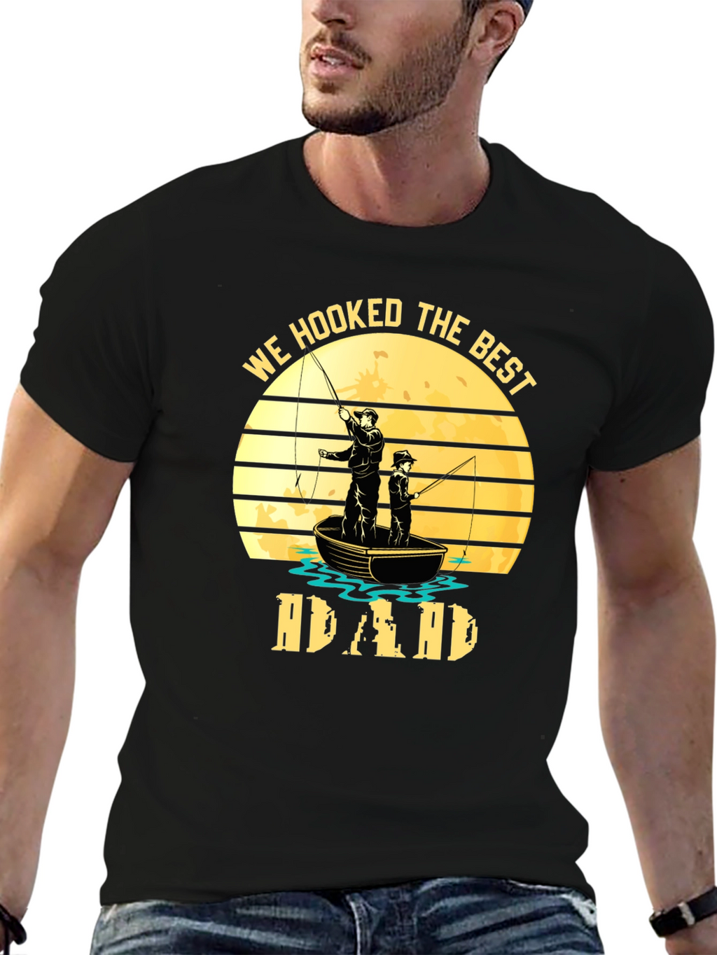 Best Dad Fishing T-Shirt Fathers Day