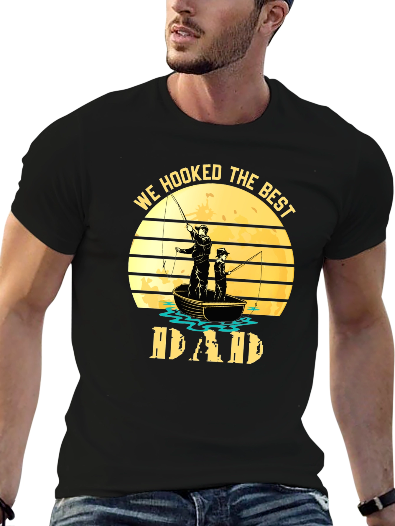 Best Dad Fishing T-Shirt Fathers Day