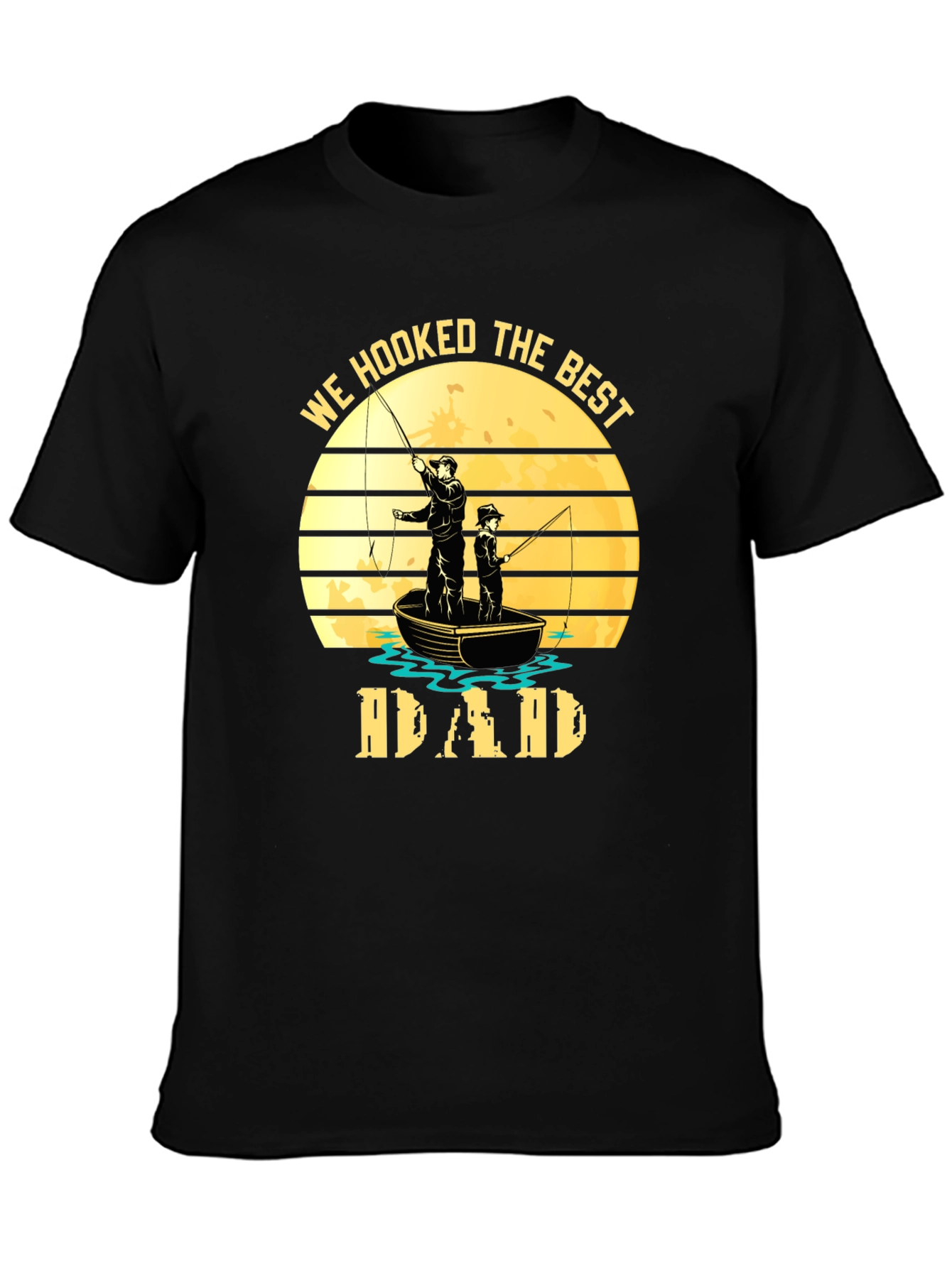 Best Dad Fishing T-Shirt Fathers Day