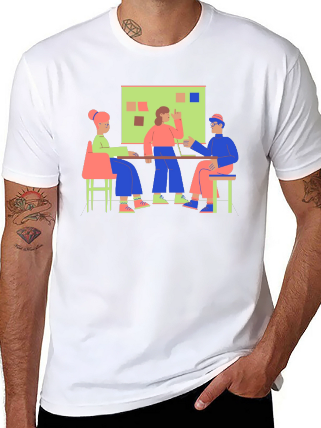 Meeting Graphic Tee - Black