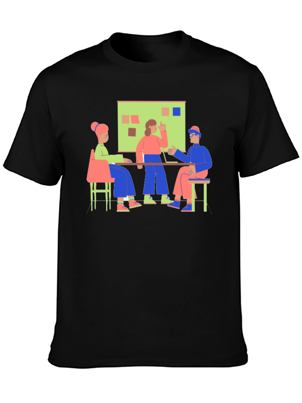 Meeting Graphic Tee - Black