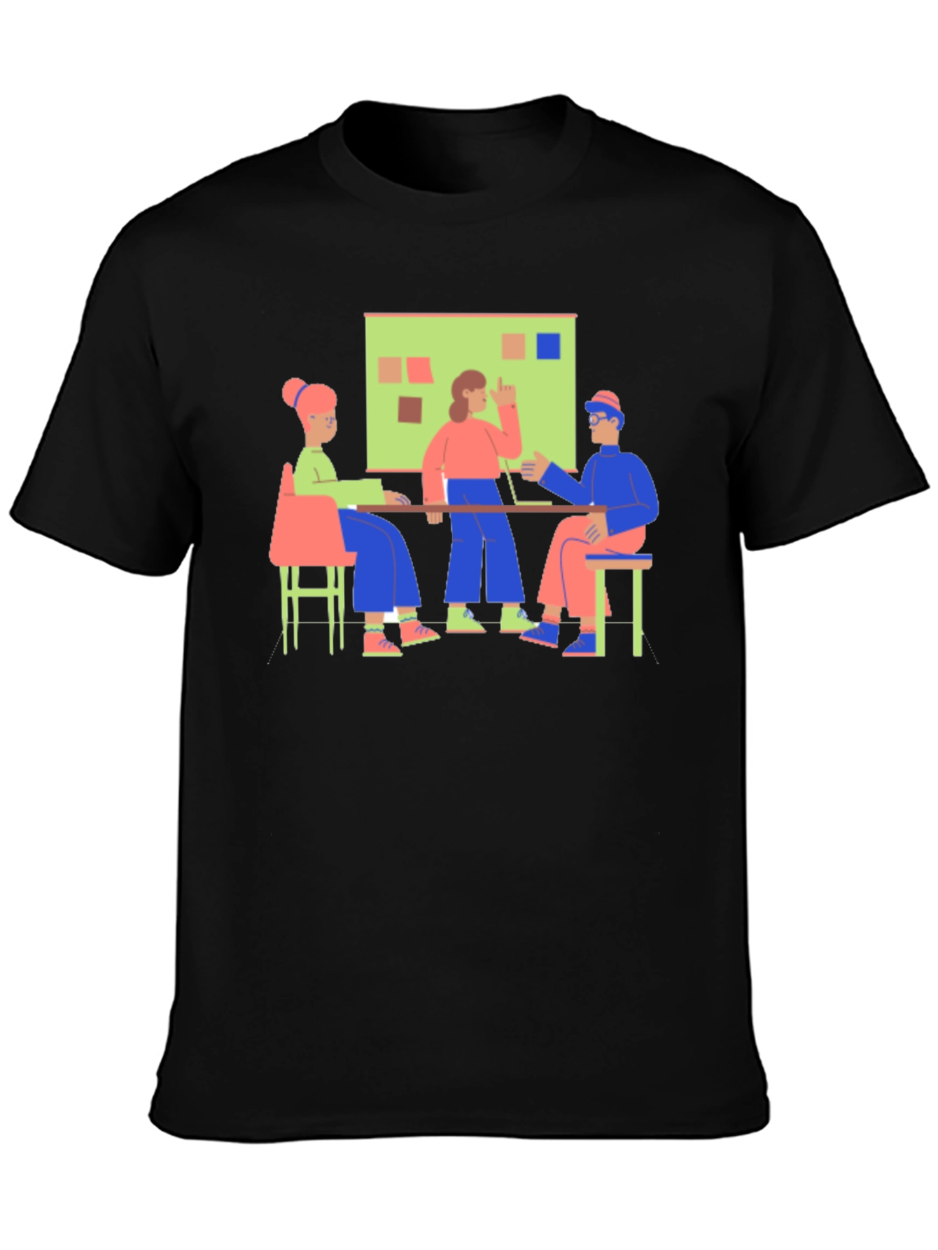 Meeting Graphic Tee - Black