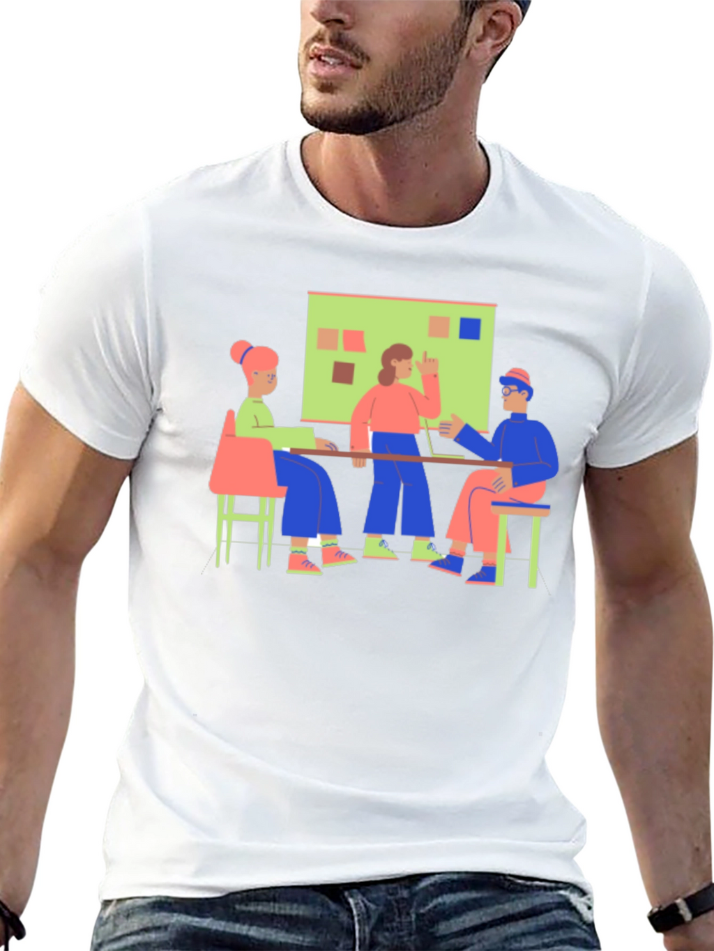 Meeting Graphic Tee - Black