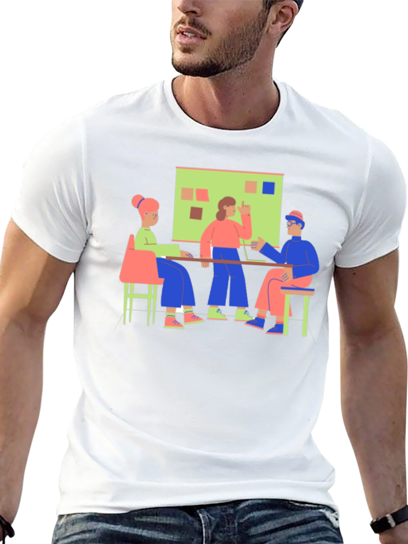 Meeting Graphic Tee - Black