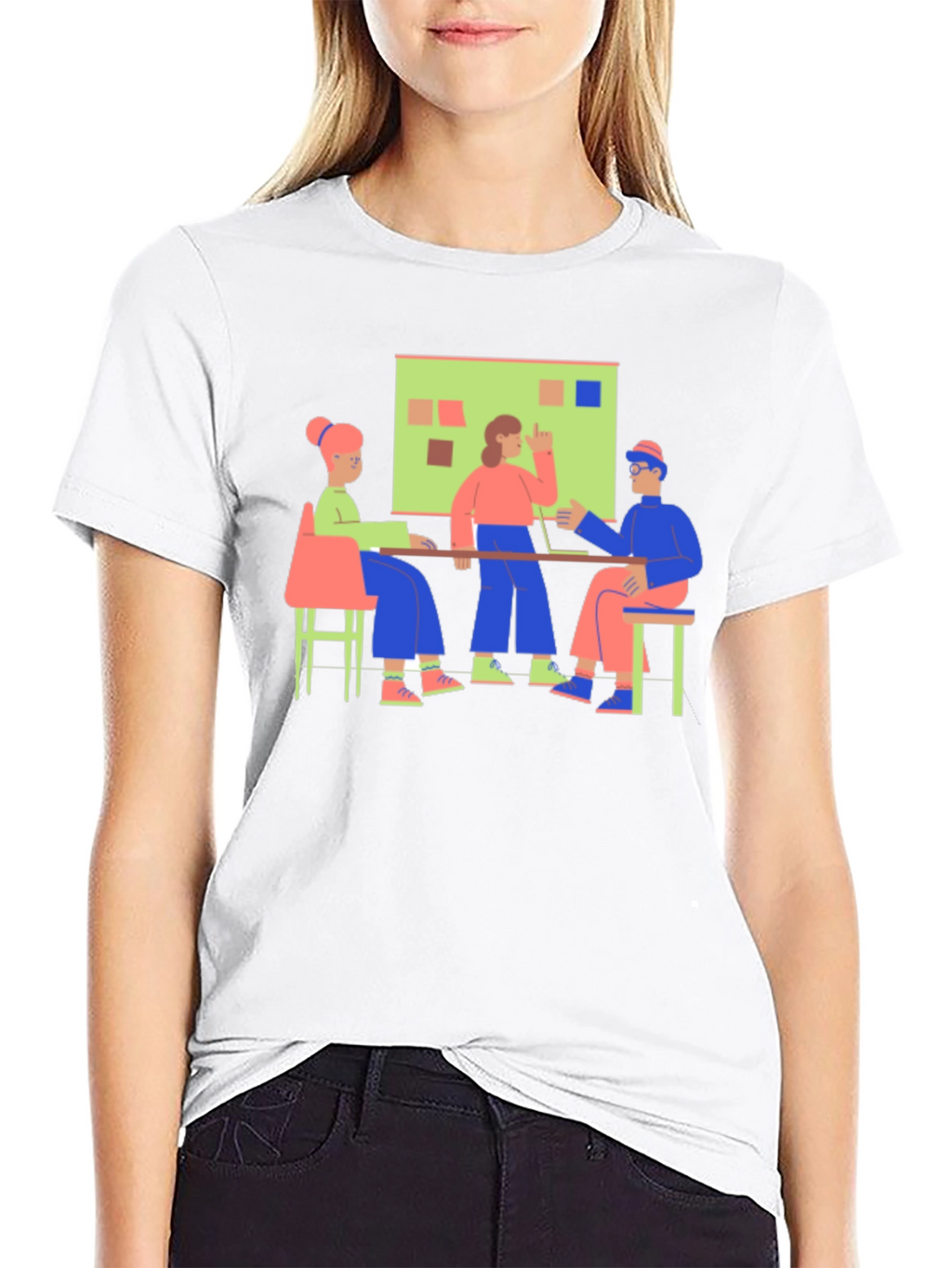 Meeting Graphic Tee - Black