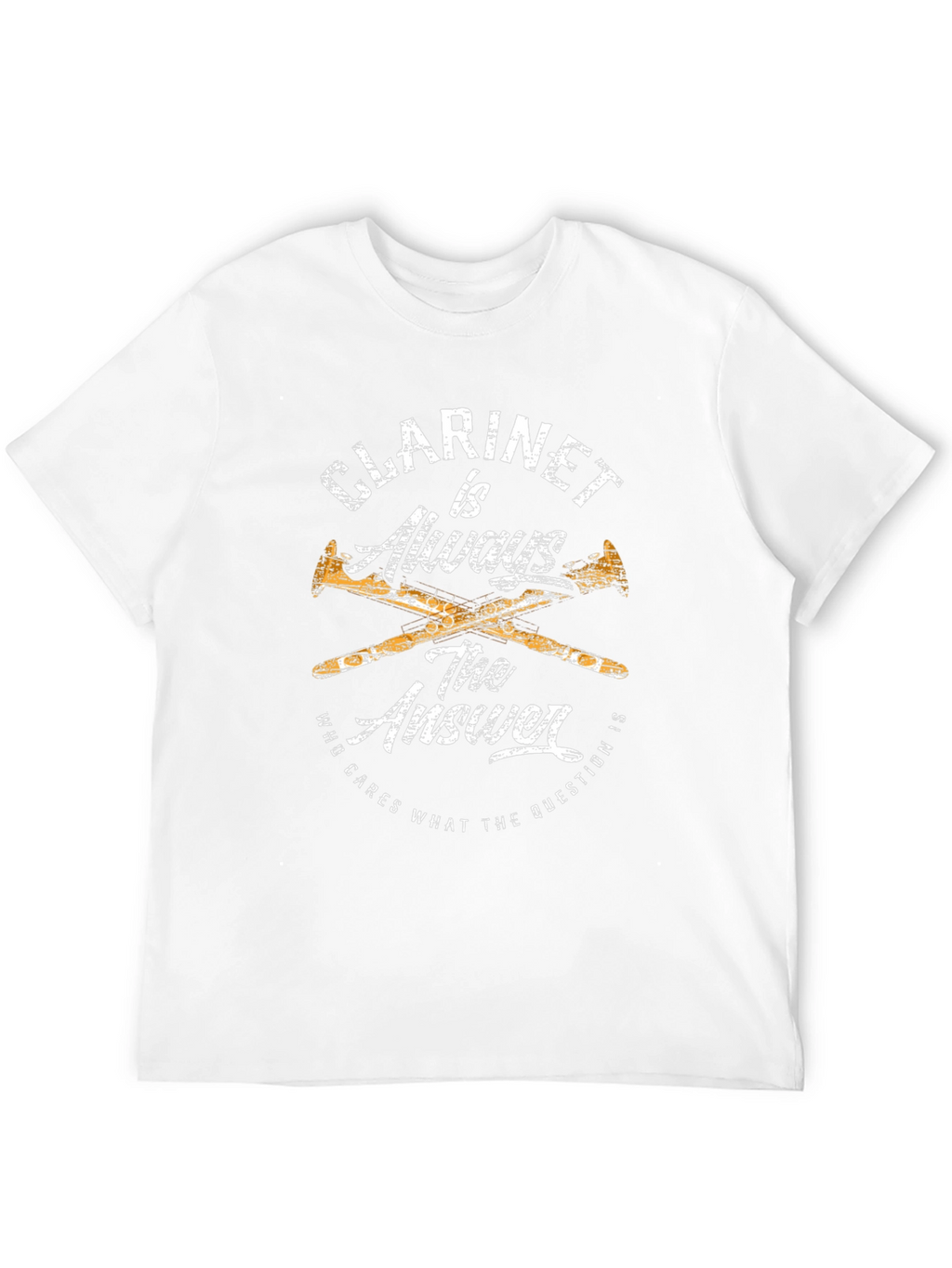 Clarinet Always The Answer Graphic T-Shirt