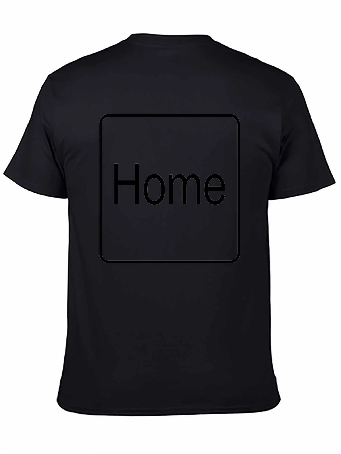 Home Button T-Shirt - Minimalist Design