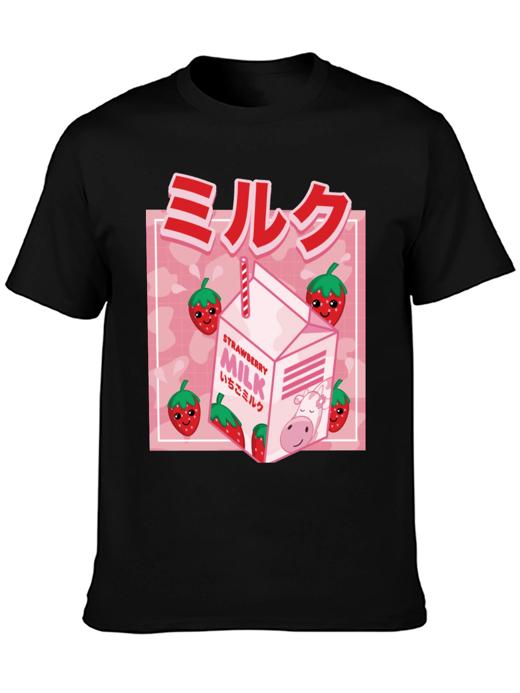 Strawberry Milk Graphic Tee