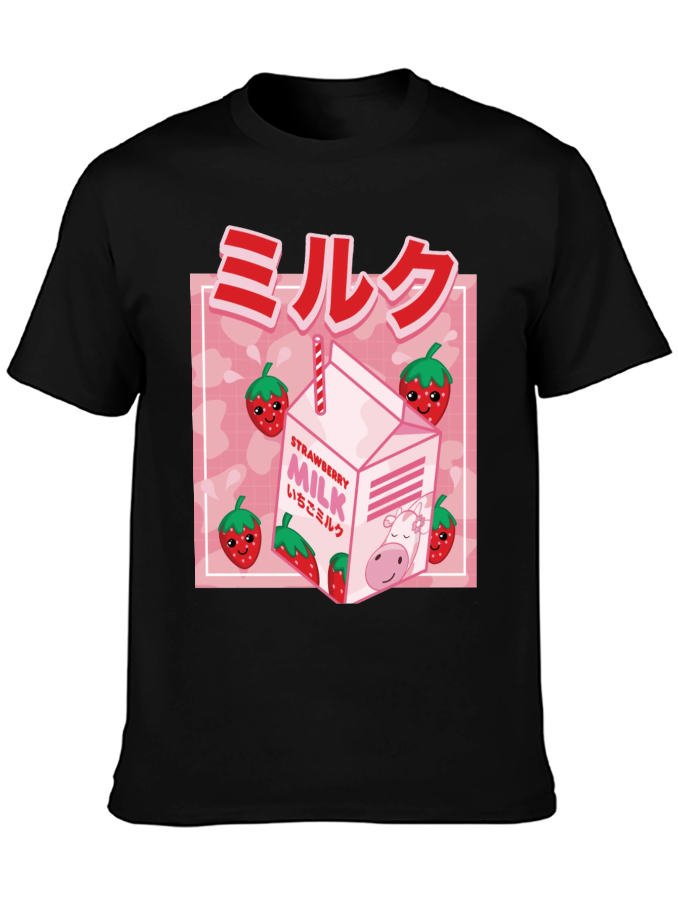 Strawberry Milk Graphic Tee
