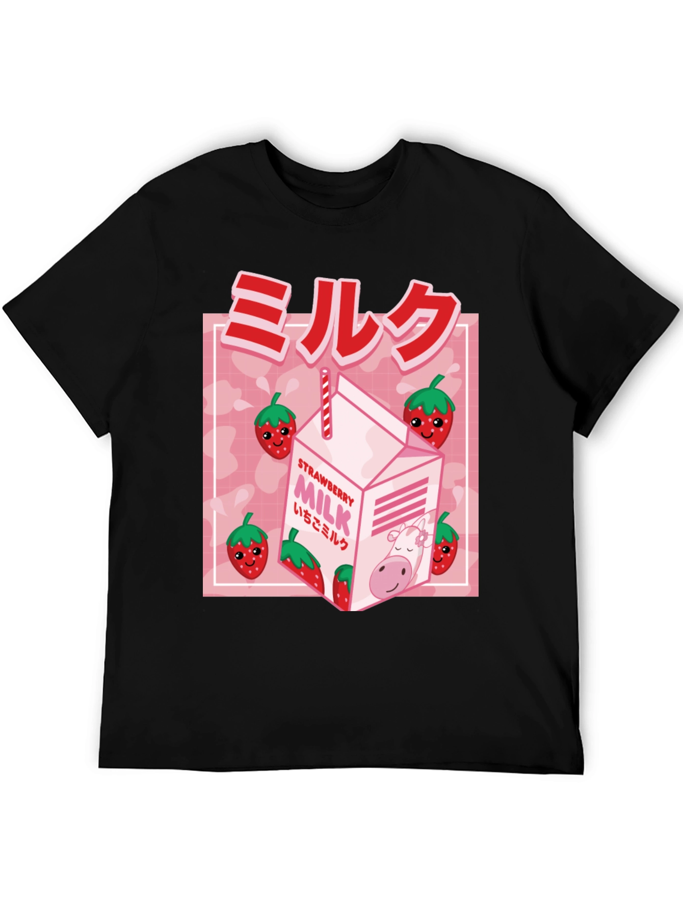 Strawberry Milk Graphic Tee