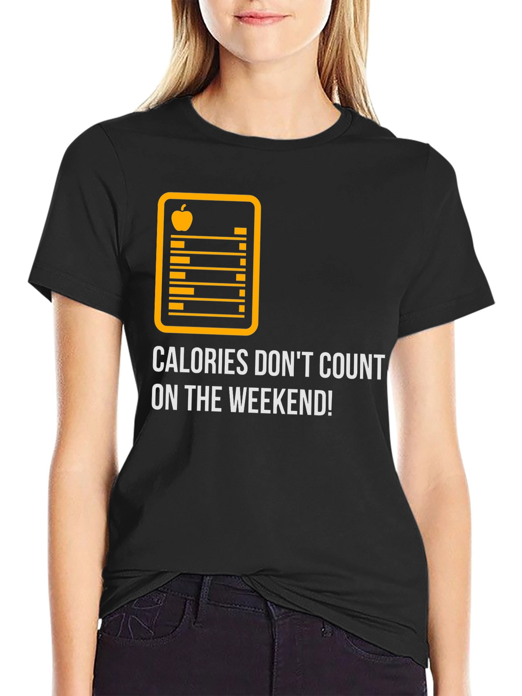Calories Dont Count On The Weekend Graphic Tee