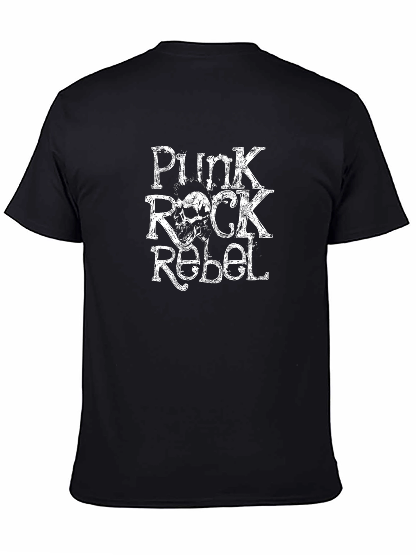 Punk Rock Rebel Black T-Shirt