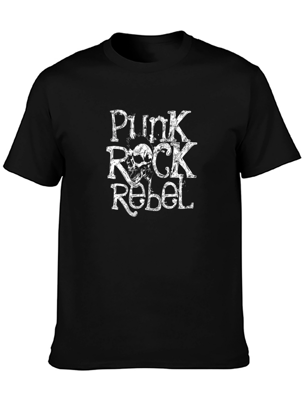 Punk Rock Rebel Black T-Shirt
