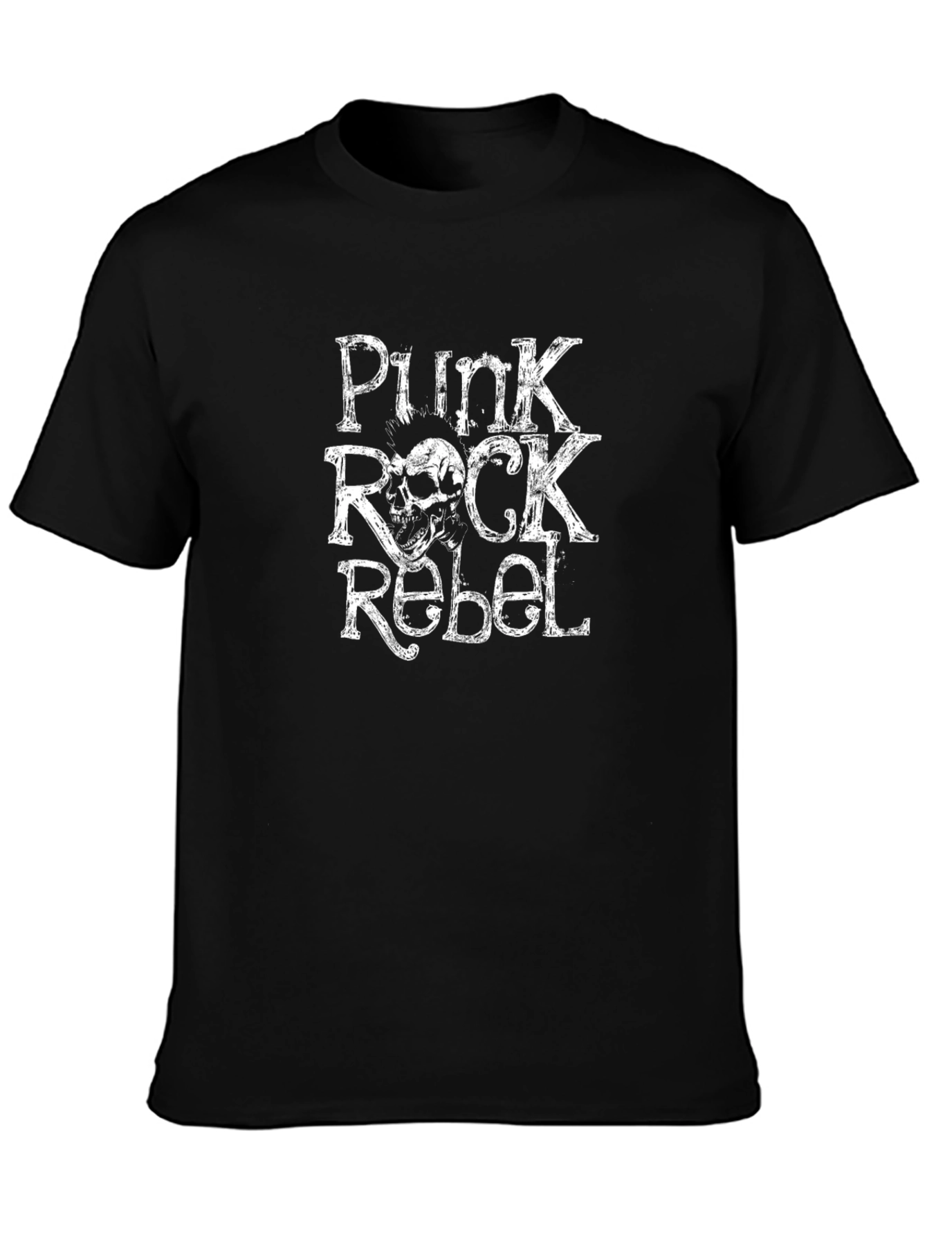 Punk Rock Rebel Black T-Shirt