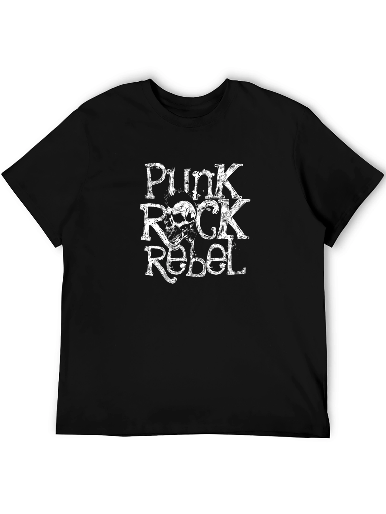 Punk Rock Rebel Black T-Shirt