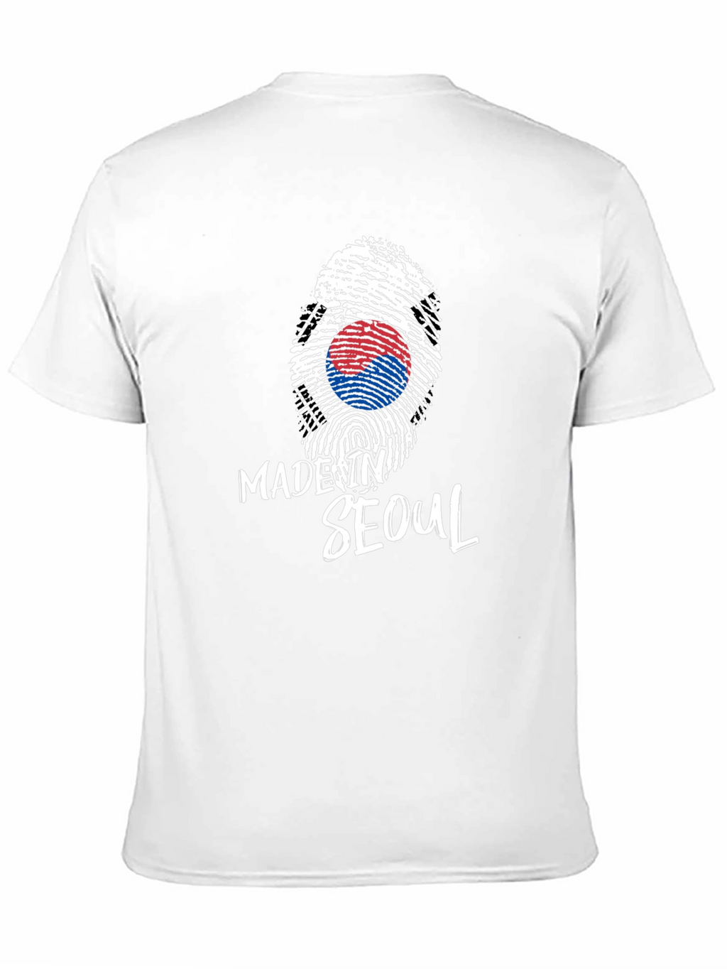 Made in Seoul Fingerprint Flag Graphic Tee