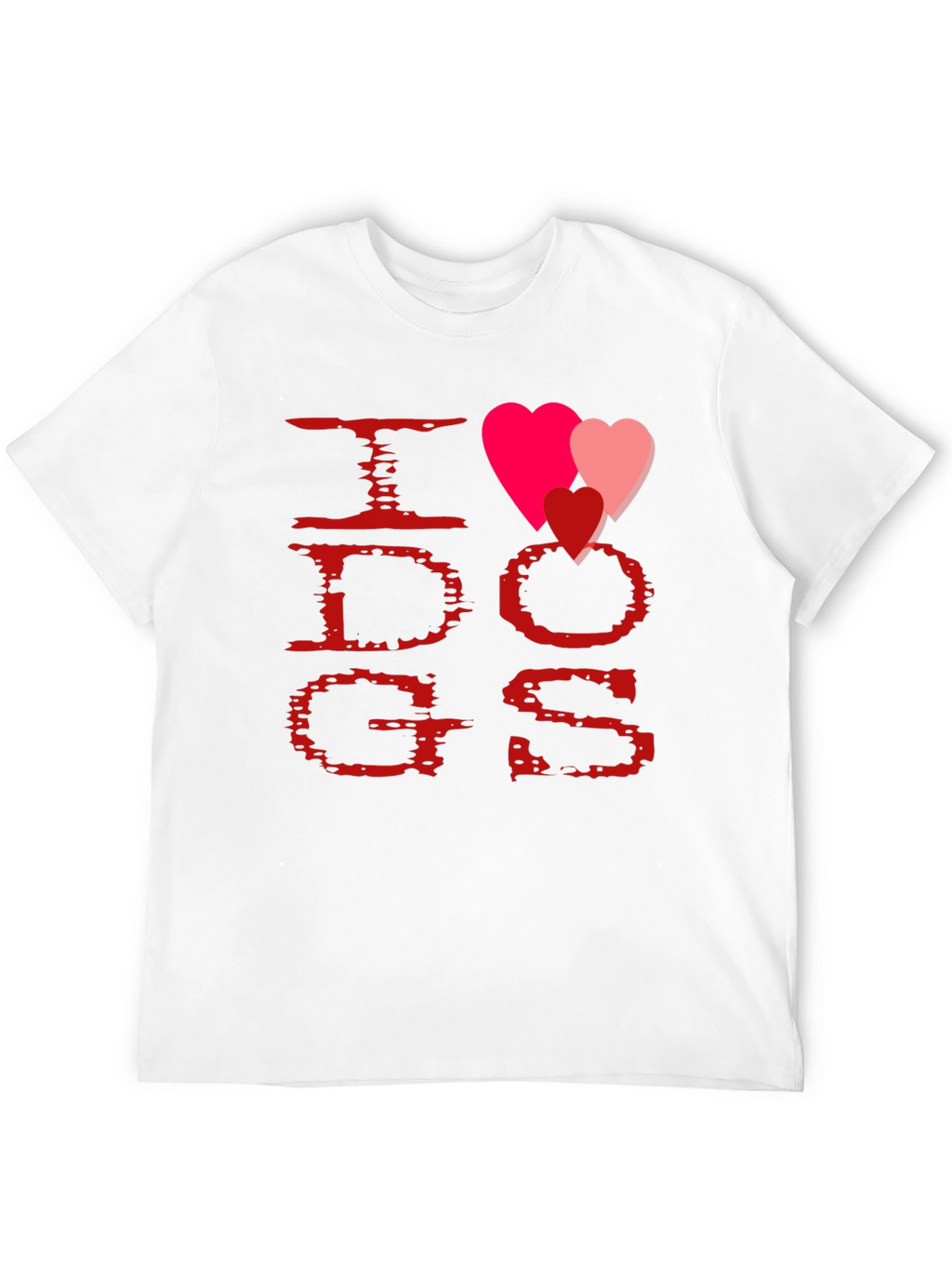 I Heart Dogs T-Shirt - Black - Unisex