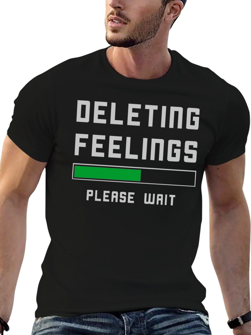 Deleting Feelings T-Shirt - Funny Sarcastic Graphic Tee